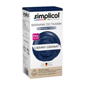 SIMPLICOL Barwnik do tkanin Intensywny Ciemny Granat