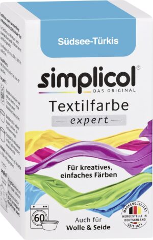 Simplicol Barwnik do tkanin Expert Południowomorski Turkus