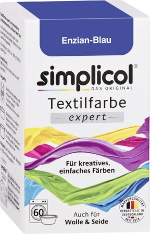 Simplicol Barwnik do Tkanin Expert Niebieski Kobaltowy