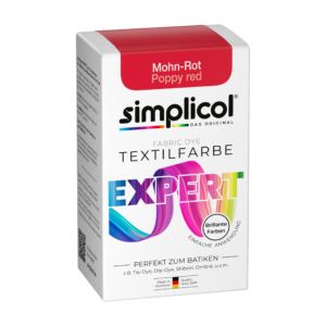 Simplicol Barwnik do Tkanin Expert Makowa Czerwień