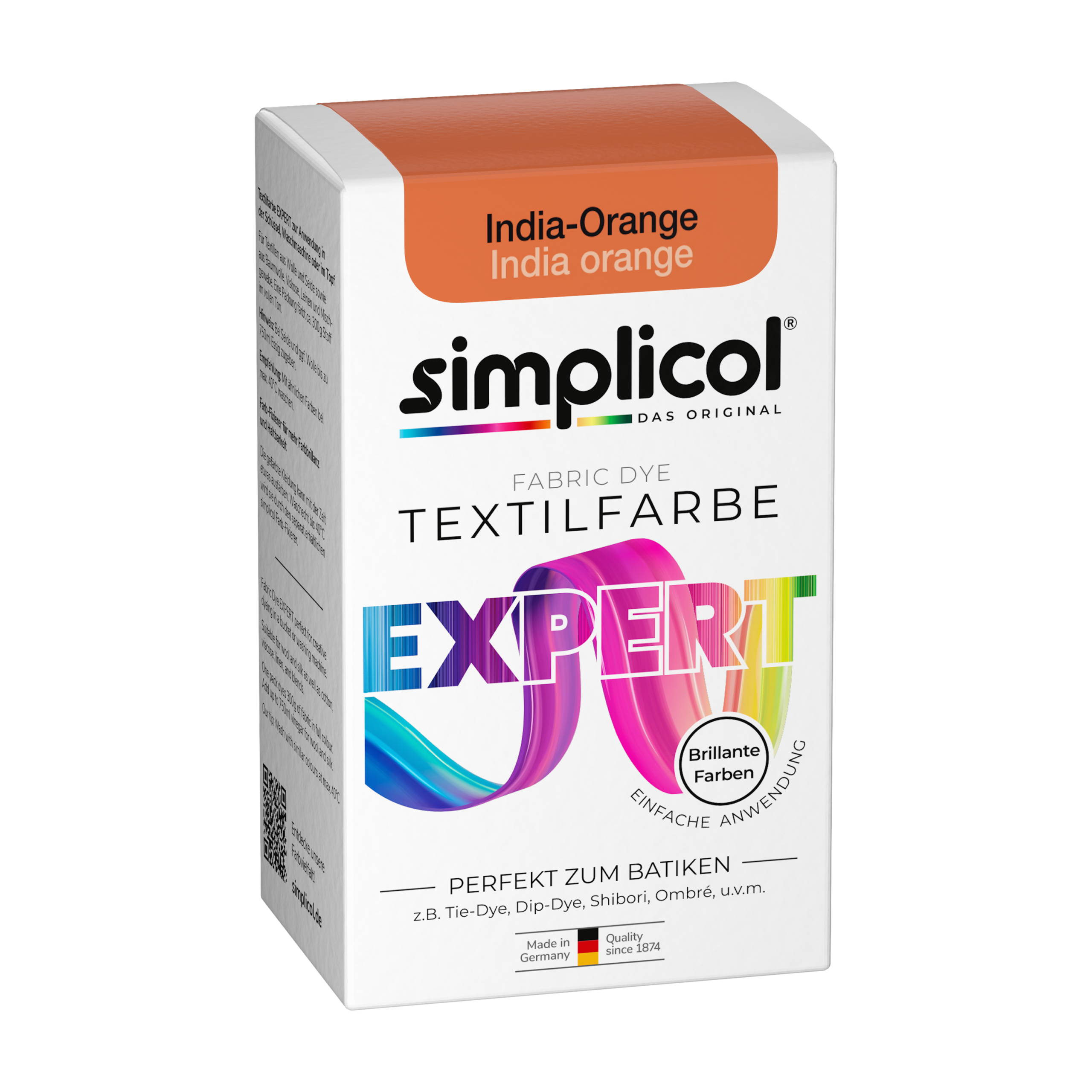 Simplicol Barwnik do Tkanin Expert Indyjski Pomarańcz
