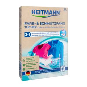 HEITMANN Chusteczki wyłapujące kolor i brud FSC-MIX 20 sztuk