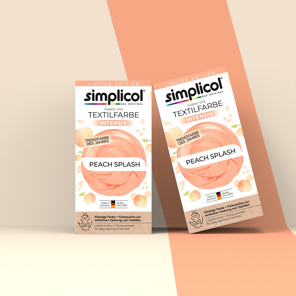 SIMPLICOL Barwnik do tkanin Intensywny Peach Splash