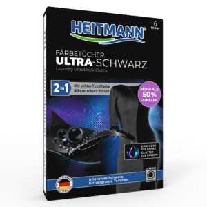 Heitmann Chusteczki przywracające czerń Ultra 6szt.